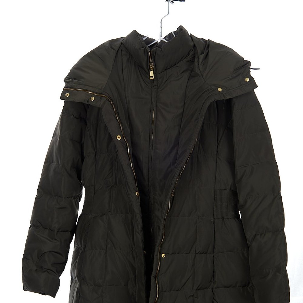 Cole Haan Bib Insert Down & Feather Fill Coat Women's Size XL - Picture 9 of 12